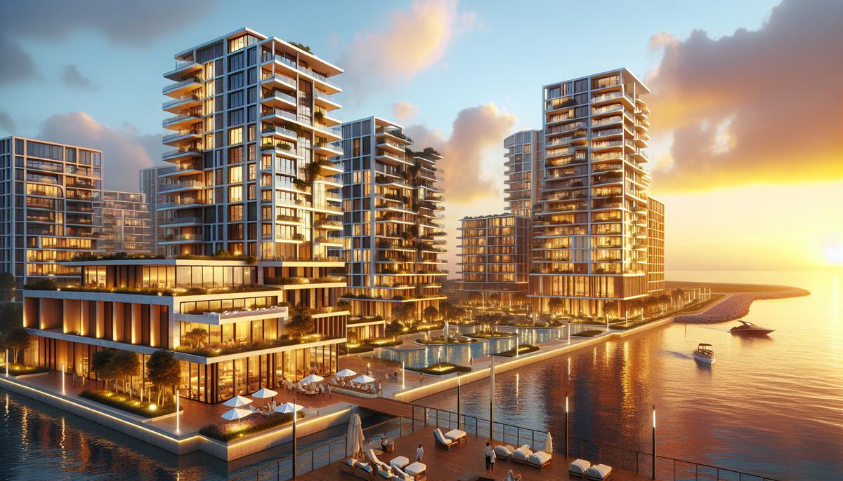 ТОП-7 жилых комплексов в Батуми для инвесторов Вид на современные жилые комплексы в Батуми у моря