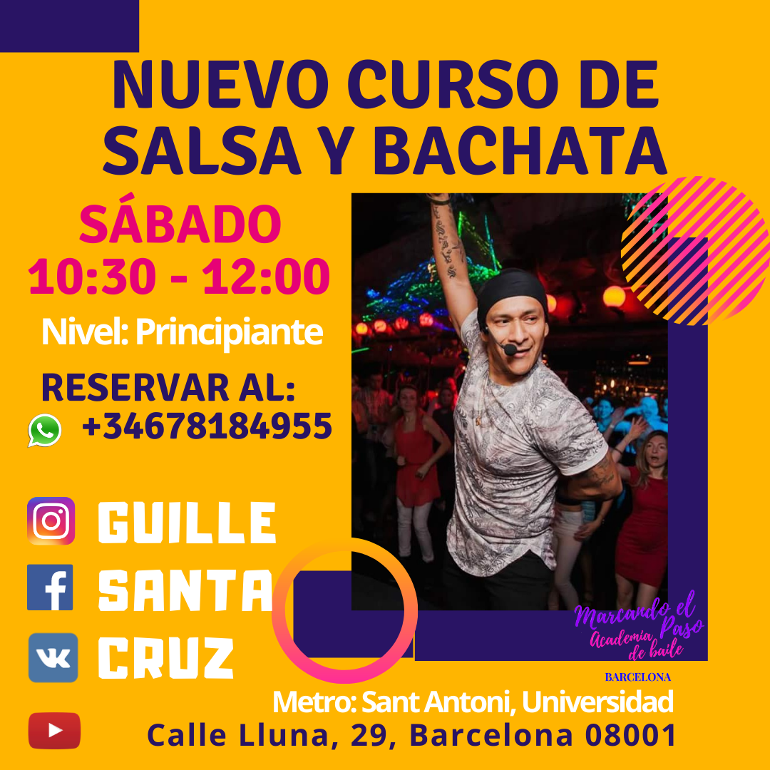 máscara flexible Señora Escuela de Salsa y Bachata en Barcelona | Marcando el Paso